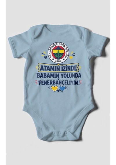 Morivokids Babaya Özel Kısa Kollu Bebek Body %100 Pamuk Zbn275-kk Bebe Mavisi