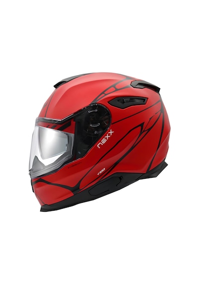 Nexx Y.100 B-side Kapalı Motosiklet Kaskı Siyah - Yeşil