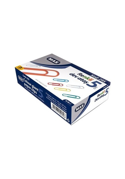 Mas 295 Renkli Dev Ataş Pvc Kaplı 50Mm