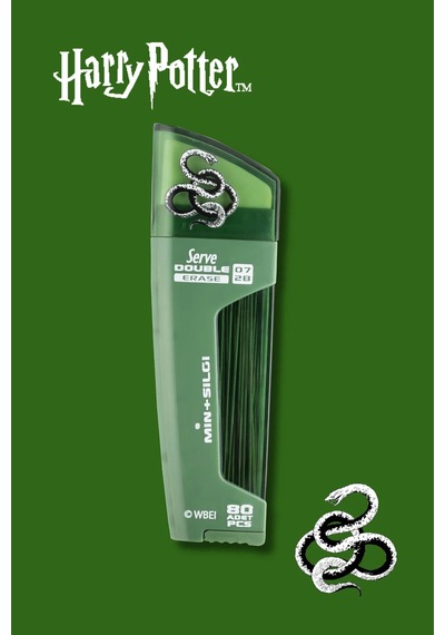 Double Erase Min & Silgi 07mm - Harry Potter Serisi - Slytherin