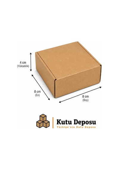 8x8x4 Cm E-ticaret Ve Kargo Kutusu-kilitli Takı Kutusu 100 Adet