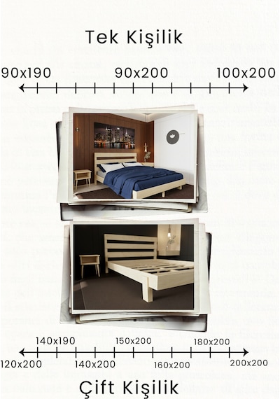 Renazzo Natura New Masif Ahşap Karyola Ve 2 Adet Komodin Natürel 200x200 Natürel - 200 X 200 Renazzo Natura New Masif Ahşap Karyola Ve 2 Adet Komodin Natürel 200x200 Natürel - 200 X 200