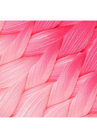 Simli Koyu Pembe / Pembe / Şeker Pembesi Ombreli Örgülük 100 Gr. - Rxlu-463186 Çok Renkli