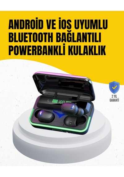 Su - 939 - Geçirmez E10 Bluetooth Kulaklık Powerbank Ve - Muratech - Gürültü Engelleme