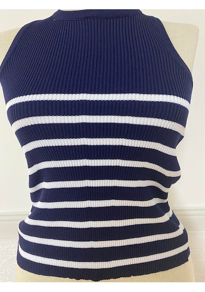 Crop Thisrt Lacivert