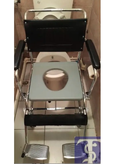 Iron 017 Tekerlekli Tuvalet Ve Banyo Sandalyesi