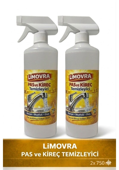 Pas Ve Kireç Temizleyici 750ml 2'li Set