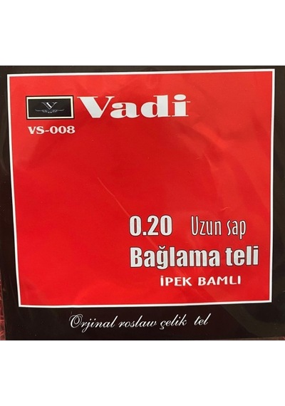 Vadi 0,20 Bağlama Teli (İpek Bamlı)