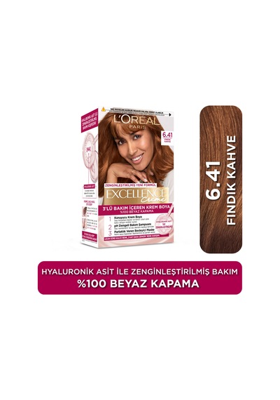 L Oréal Paris Excellence Creme 6.41 Fındık Kahve Saç Boyası
