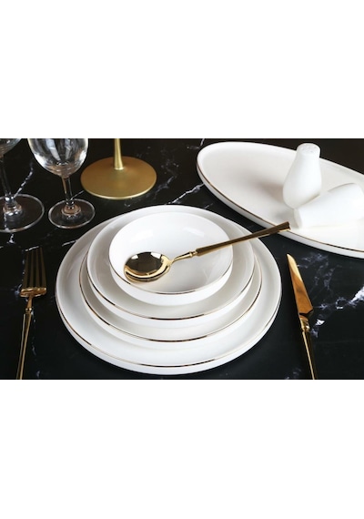 Royking Dina Gold Line 24 Parça Yemek Takımı Hrn 23030g