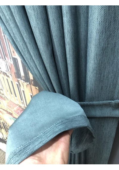 Fon Perde Keten Işık Engelleyici Blackout Linen Karartma Perde