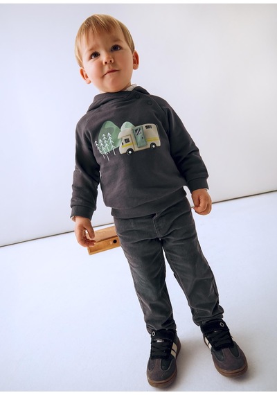 Mayoral Erkek Bebek Regular Fit Pantolon Gri Gri