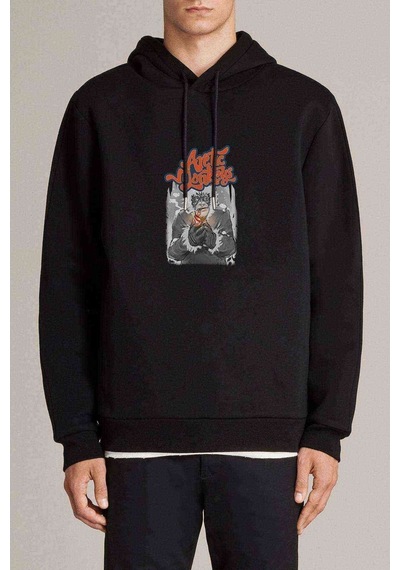 Arctic Monkeys Metal Rock Muzik Baskılı Siyah Erkek Sweatshirt