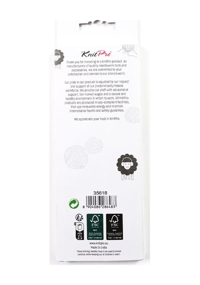 Knitpro Basix Beech Fixed C.n 100cm 3.75mm 35618