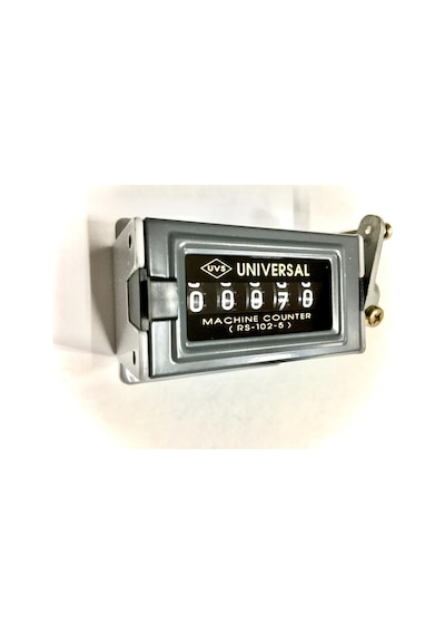 Universal Rs-102-5 V2 Lamalı Tuşlu Darbeli Turmetre Sayaç