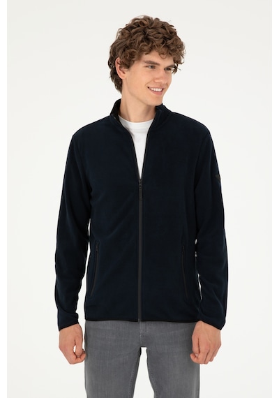 U.S. Polo Assn. Erkek Lacivert Basic Polar Hırka 50298066-VR033