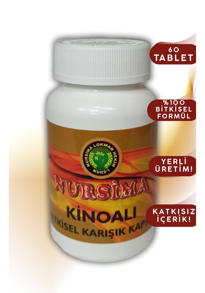 Nursima Kinoalı Bitkisel Karışık Kapsül 60 Kapsül Doğal Bitkisel Takviye Edici Gıda