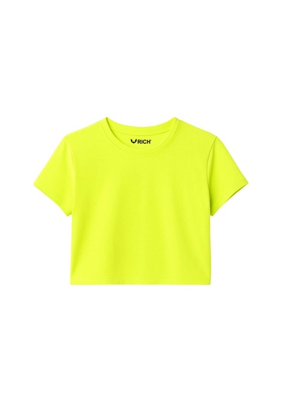 Kadın 4'lü Paket Oversize Crop Tişört %100 Pamuk Bisiklet Yaka T-shirt Beyaz