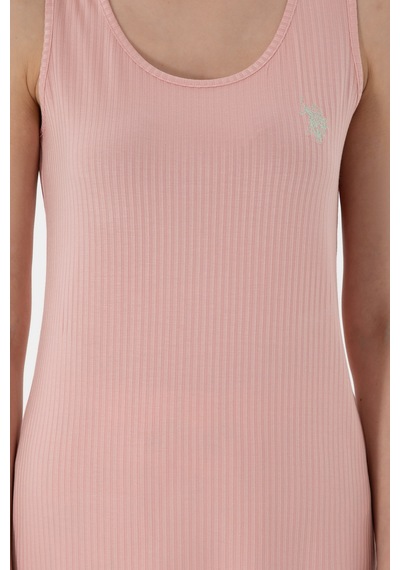U.s. Polo Assn. Kadın Somon Pijama Takım 50312916-vr047 SOMON