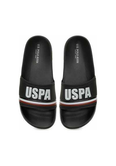 U.s. Polo Assn. Alvega Erkek Deniz Plaj Havuz Terliği Siyah