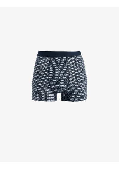 Koton Pamuklu Desenli 3'lü Boxer Seti Bej Desenli 6slm90018mk Ekru Desenli