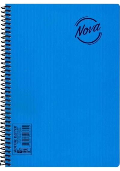 Defne Nova 72 Yaprak Kareli Defter Orta Boy Spiralli 1 Adet Defne Nova 72 Yaprak Kareli Defter Orta Boy Spiralli 1 Adet