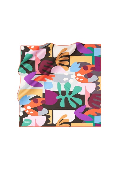 Cacharel Yeşil 90x90 İpek Twill Eşarp Yeşil Yeşil