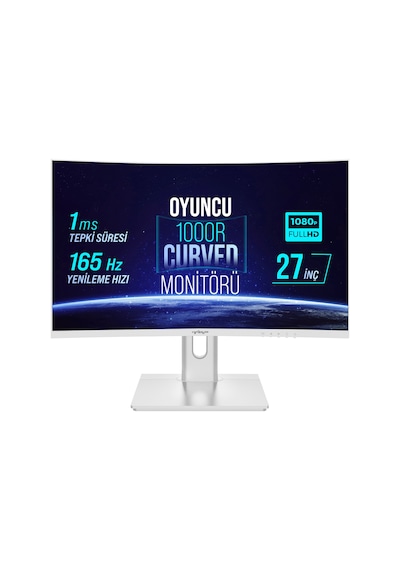 Warp WRP27-165-W 27" 1 MS 165 Hz Rgb 1000R Curved Freesyn Oyuncu Monitörü