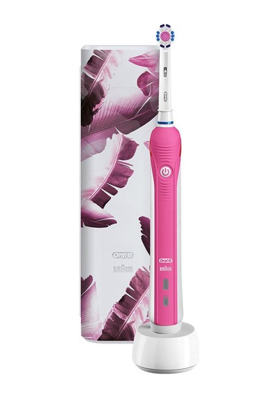 Oral-B Pro 750 Pembe Şarj Edilebilir Diş Fırçası + Seyahat Kabı