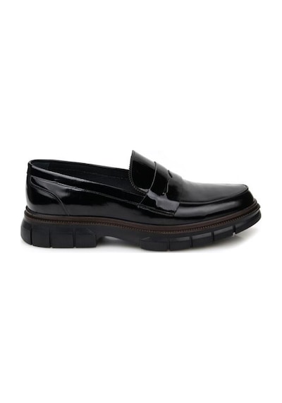 Pisagor Ps-3117 Hakiki Deri Erkek Loafer Ayakkabı Siyah