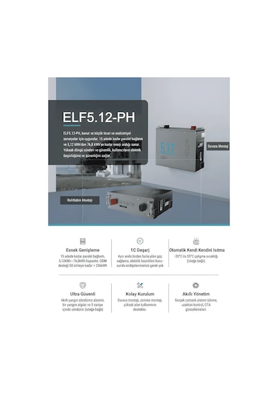 Exelon 51.2v 100ah Lityum Akü