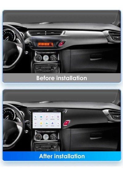 Cıtroen C3 2010-2016 Uyumlu Multimedya Navigasyon Usb Kamera Carplayer 4 Ram