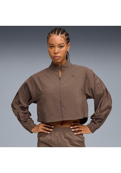 Puma Fashion Kadın Kahverengi Dik Yaka Ceket Kahverengi