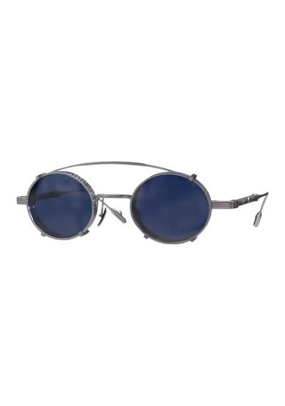 Philippe V X1.2 Gümüş Lacivert Titanyum Unisex Güneş Gözlüğü Gümüş