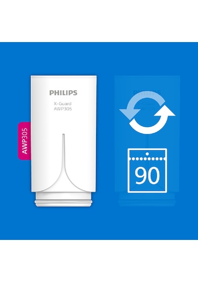 Philips Musluk Suyu Yedek Filtre Kartuşu Water X-guard Awp305/10