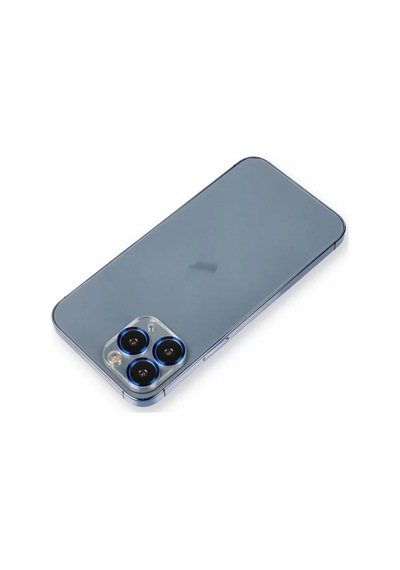 Newface Apple İphone 11 Pro Max Metal Kamera Lens Koruma Cam - Mavi
