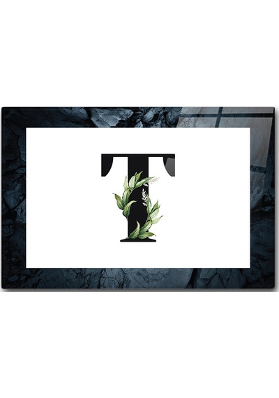 Decorita Cam Kesme Tahtası - Cam Kesme Tablası Harfli Tasarım T 20 CM x 30 CM