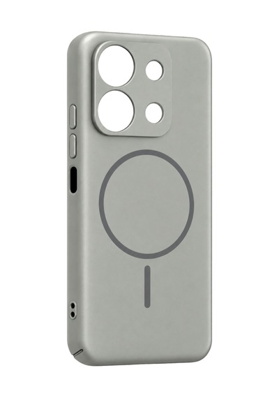 Xiaomi Redmi 15c 4g Mika Pc Magsafe Kapak - Gri Çok Renkli