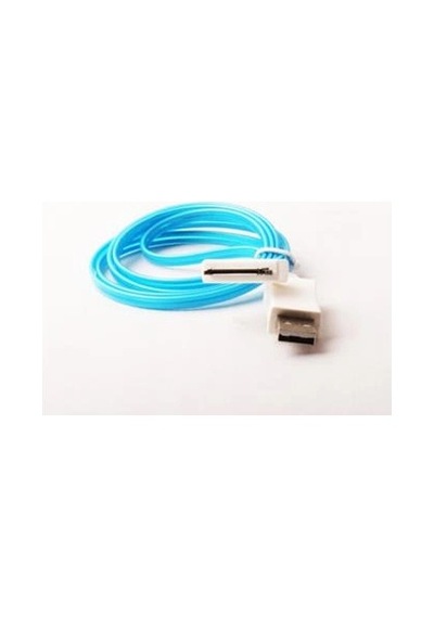 Vcom Cu272fs iPhone Uyumlu 4 1mt Ledli Kablo Mavi Kdo