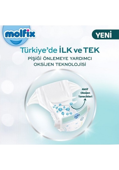 Molfix Premium Fırsat Paketi 70'li x 3 210 Adet PKT.MOLFIX.101 2 Numara