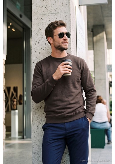 Buratti Pamuklu Relaxed Fit Bisiklet Yaka Sweat Erkek Sweat 5901257 Acı Kahve Kahverengi Buratti Pamuklu Relaxed Fit Bisiklet Yaka Sweat Erkek Sweat 5901257 Acı Kahve Kahverengi