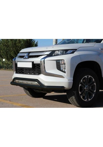 Volkswagen Amarok Off Road Ön Tampon Koruma Demiri Siyah Çiftli Bıyık 2010+ Pst18