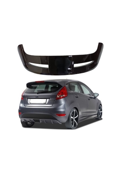 Autogp Ford Fiesta St Bagaj Üstü Spoiler Pianoblack 2008 / 2014 Cmfrıspo