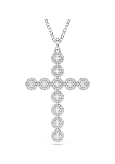 5675573 Swarovski Kolye İnsigne:pend Cross Angelic Whi/rhs Çok Renkli