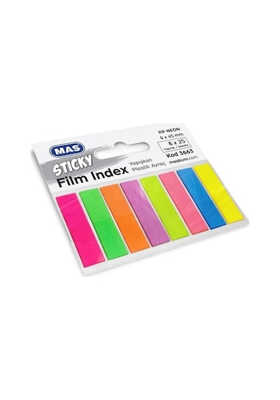 Mas 3663 Film Index 8 Mm X 45 Mm 8 X 25 Cm Sayfa Pp 8 Renk