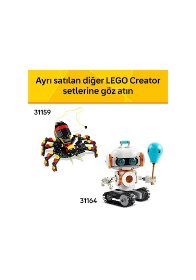 LEGO® Creator 3’ü 1 Arada Uçak: Yarış Uçağı 31160 - 7 Yaş ve Üzeri Çocuklar için Jet veya Helikoptere Dönüşebilen Oyuncak Yapım Seti (178P) LEGO® Creator 3’ü 1 Arada Uçak: Yarış Uçağı 31160 - 7 Yaş ve Üzeri Çocuklar için Jet veya Helikoptere Dönüşebilen Oyuncak Yapım Seti (178P)