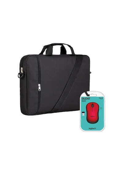Logitech M220 910-004880 Kablosuz Mouse + Notebook Çanta
