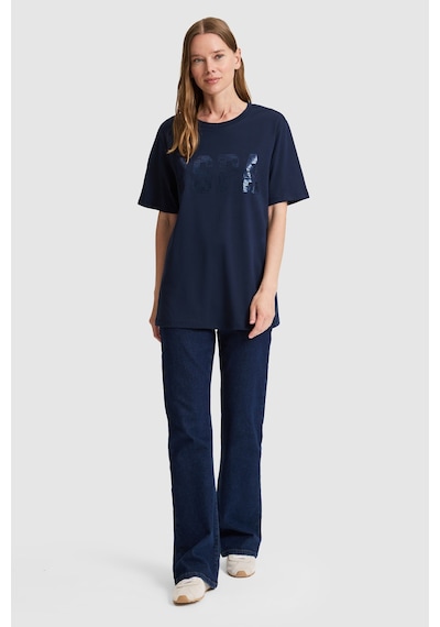 U.s. Polo Assn. Kadın Lacivert Tişört Basic 50321690-vr033