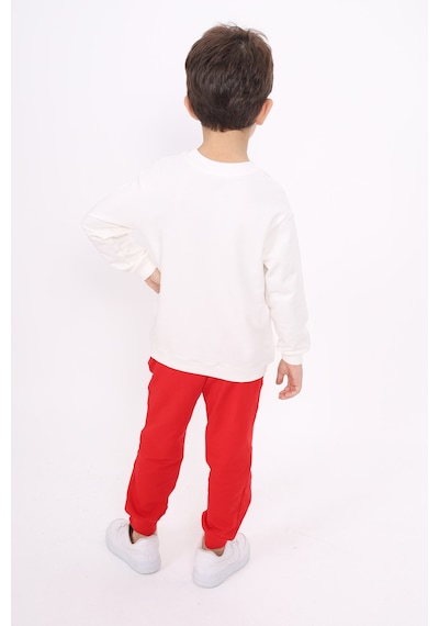 Toontoy Kız Çocuk Baskılı Sweatshirt Kırmızı