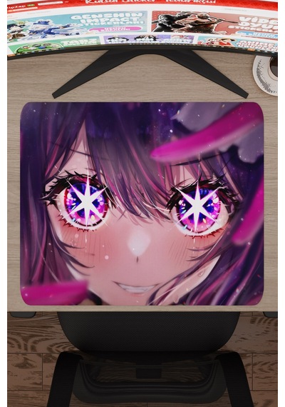 Oshi No Ko Anime V2 - 48x40 Xl Gaming Kauçuk Kaymaz Taban Mouse Pad Fare Altlığı
